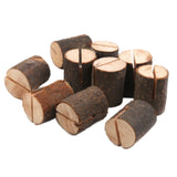 Maxbell Wooden Name Place Card Holders Table Number Holder for Wedding Decor 40pcs