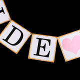 Maxbell He asked SHE said YES & Bride to be Banner Bunting Wedding Bridal Shower Decor