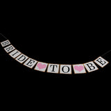 Maxbell He asked SHE said YES & Bride to be Banner Bunting Wedding Bridal Shower Decor