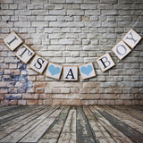 Maxbell Its A Girl Boy Banner Garland Baby Shower Party Decoration Photo Prop 1