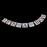 Maxbell Its A Girl Boy Banner Garland Baby Shower Party Decoration Photo Prop 1