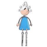 Maxbell 10 Alloy Girl Figure Charms Bracelet Pendants Jewelry DIY Crafts Making Supplies