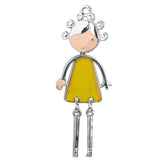 Maxbell 10 Alloy Girl Figure Charms Bracelet Pendants Jewelry DIY Crafts Making Supplies