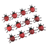 Maxbell 14pcs Plastic Artificial Beetle  Insect Model Toy