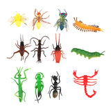 Maxbell Maxbell Plastic Artificial Insect Model Toy 12pcs Colorful