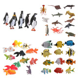 Maxbell 3xPlastic Artificial Goldfish Animals Toy Model 12pcs