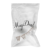 Maxbell CANDY BAR Hessian Bunting Banner Pennant Rustic Wedding Decor 8 Flags