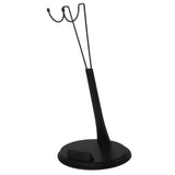 Maxbell 12x1/6 Scale U-Type Display Stand Holder fit for 12" Action Figures Black Metal