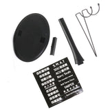 Maxbell 12x1/6 Scale U-Type Display Stand Holder fit for 12" Action Figures Black Metal