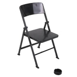 Maxbell 1/6 Scale Mini Folding Chair with Ashtray for Dolls Action Figures Black