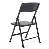 Maxbell 1/6 Scale Mini Folding Chair with Ashtray for Dolls Action Figures Black