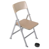 Maxbell 1/6 Scale Mini Folding Chair with Ashtray for Dolls Action Figures Gold