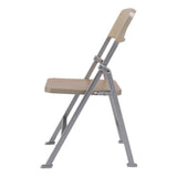 Maxbell 6x1/6 Scale Mini Folding Chair with Ashtray for Dolls Action Figures Gold