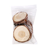 Maxbell 10 Pieces Pine Wood Slices for DIY Crafts Wedding Decor 6-7cm