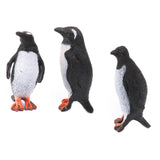 Maxbell 16x Plastic Ocean Animal TurtleTortoise & Penguin Model Figure Kids Party Favors