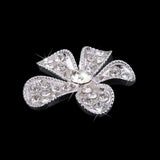Maxbell 7xPhenovo Crystal Flower Rhinestone Buttons DIY Craft Embellishment Silver