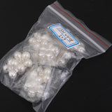 Maxbell 4xPhenovo Crystal Rhinestone Pearl Flower Buttons DIY Wedding Bouquet 10pcs