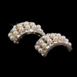 Maxbell 12x10 Assorted Gold Crystal Rhinestone Button Brooch Bouquet Crystal
