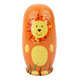 Maxbell Hand Painted Wooden Nesting Dolls Animal Russian Dolls