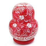 Maxbell 10PCS Multi-Color Painted Wooden Girl Russian Nesting Dolls