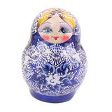 Maxbell 10PCS Painted Flowers Wooden Russian Nesting Dolls