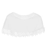 Maxbell Wedding Two Layers Gown Bone Long Crinoline Petticoat + Shawl Scarf Shrug Wrap