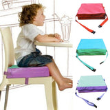 Maxbell Faux Leather Portable Kids Dining Chair Booster Cushion Seat Pad 3" red