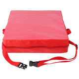 Maxbell Faux Leather Portable Kids Dining Chair Booster Cushion Seat Pad 3" red