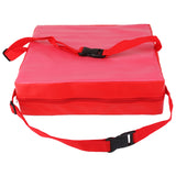 Maxbell Faux Leather Portable Kids Dining Chair Booster Cushion Seat Pad 3" red