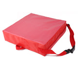 Maxbell Faux Leather Portable Kids Dining Chair Booster Cushion Seat Pad 3" red