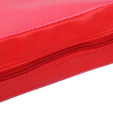 Maxbell Faux Leather Portable Kids Dining Chair Booster Cushion Seat Pad 3" red