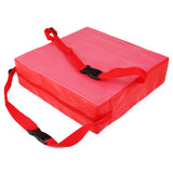 Maxbell Faux Leather Portable Kids Dining Chair Booster Cushion Seat Pad 3" red