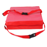 Maxbell Faux Leather Portable Kids Dining Chair Booster Cushion Seat Pad 3" red