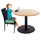 Maxbell Faux Leather Portable Kids Dining Chair Booster Cushion Seat Pad 3" Blue