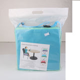 Maxbell Faux Leather Portable Kids Dining Chair Booster Cushion Seat Pad 3" Blue