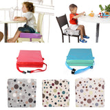 Maxbell Faux Leather Portable Kids Dining Chair Booster Cushion Seat Pad 3" Blue