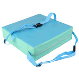 Maxbell Faux Leather Portable Kids Dining Chair Booster Cushion Seat Pad 3" Blue