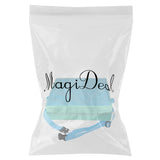 Maxbell Faux Leather Portable Kids Dining Chair Booster Cushion Seat Pad 3" Blue