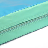 Maxbell Faux Leather Portable Kids Dining Chair Booster Cushion Seat Pad 3" Blue