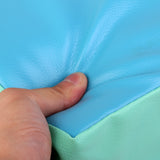 Maxbell Faux Leather Portable Kids Dining Chair Booster Cushion Seat Pad 3" Blue