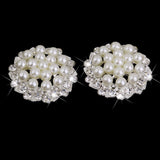 Maxbell 10pcs Crystal Rhinestone Pearl Flower Embellishments Button 30mm - Aladdin Shoppers