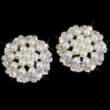 Maxbell 20pcs Crystal Rhinestone Pearl Flower Embellishments Button Flatback DIY Craft