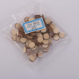 Maxbell 8xUnfinished wood circles Round Shape Pieces For Scrapbooking 100pcs 10mm