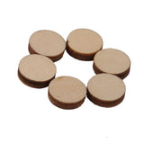 Maxbell 20xUnfinished wood circles Round Shape Pieces For Scrapbooking 100pcs 10mm