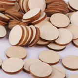 Maxbell 7xUnfinished wood circles Round Shape Pieces For Scrapbooking 100pcs 20mm