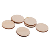 Maxbell 18xUnfinished wood circles Round Shape Pieces For Scrapbooking 50pcs 30mm