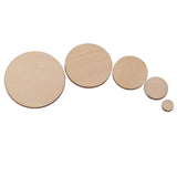Maxbell 8xUnfinished wood circles Round Shape Pieces For Scrapbooking 30pcs 40mm