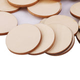 Maxbell 8xUnfinished wood circles Round Shape Pieces For Scrapbooking 30pcs 40mm