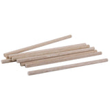 Maxbell 12x10pcs Natural Wood Sticks DIY Hobby Craft 8x8mm