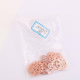 Maxbell 20pcs Gear pendant Watch Parts Wheels charm Pendant Findings Rose golden - Aladdin Shoppers